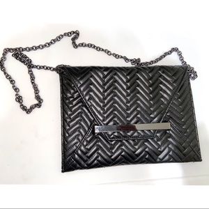 Black Envelope Clutch